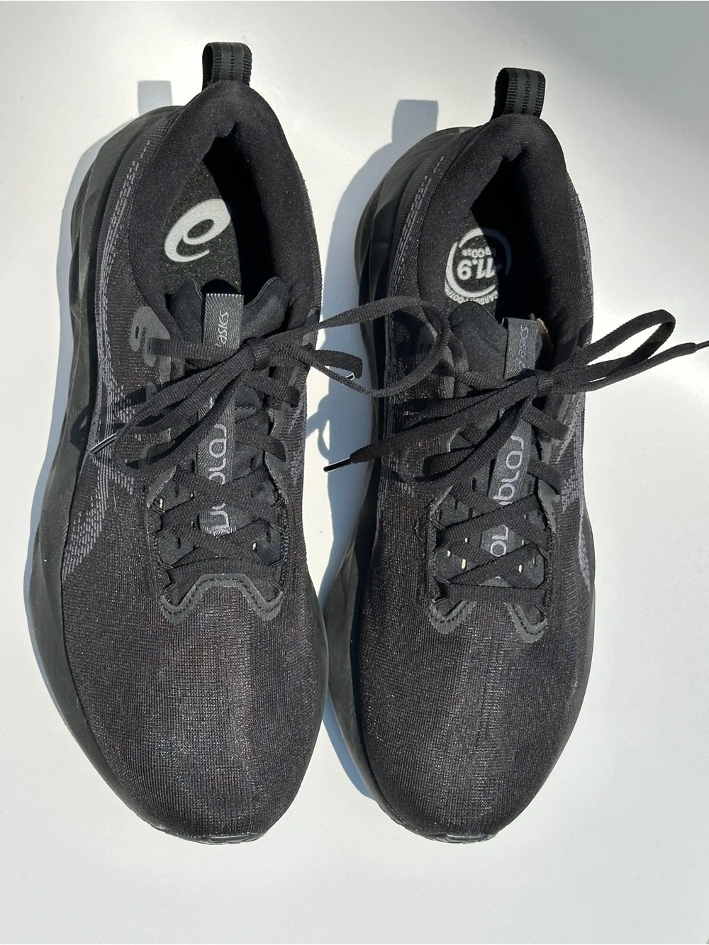 Asics Men’s Black Athletic Running Shoes